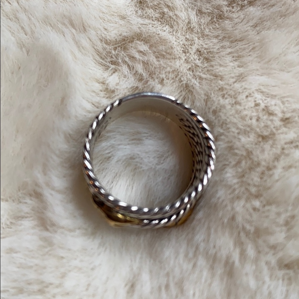 David Yurman Double X Crossover Ring!! - Picture 5 of 7